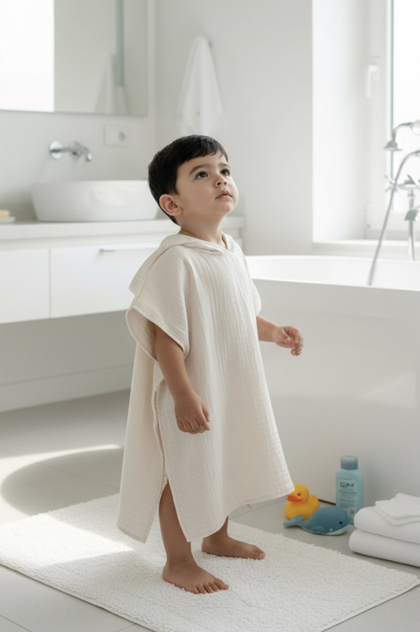 Müslin Panço Gri Nakışlı