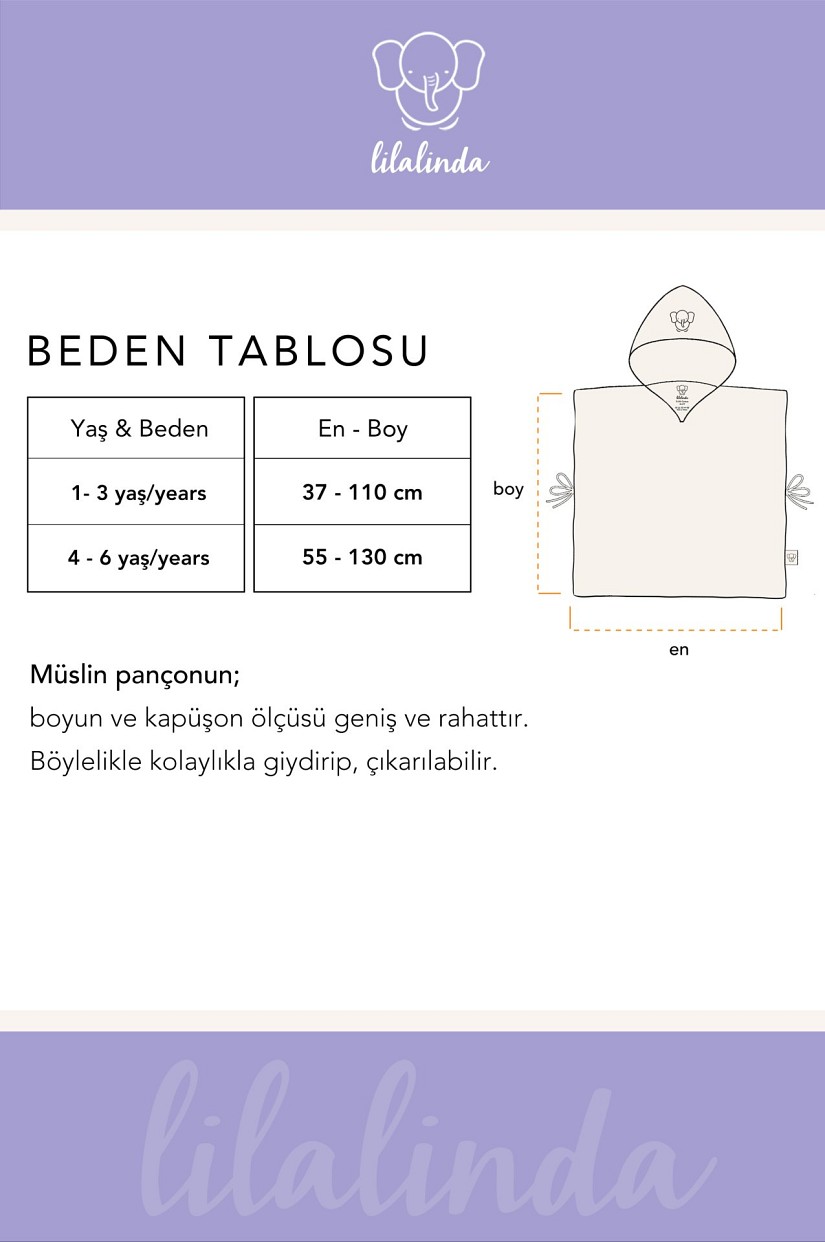 Müslin Panço Gri Nakışlı