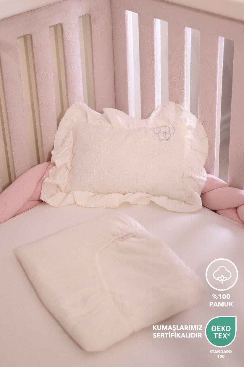 MÜSLİN ÇARŞAF & YASTIK TAKIMI