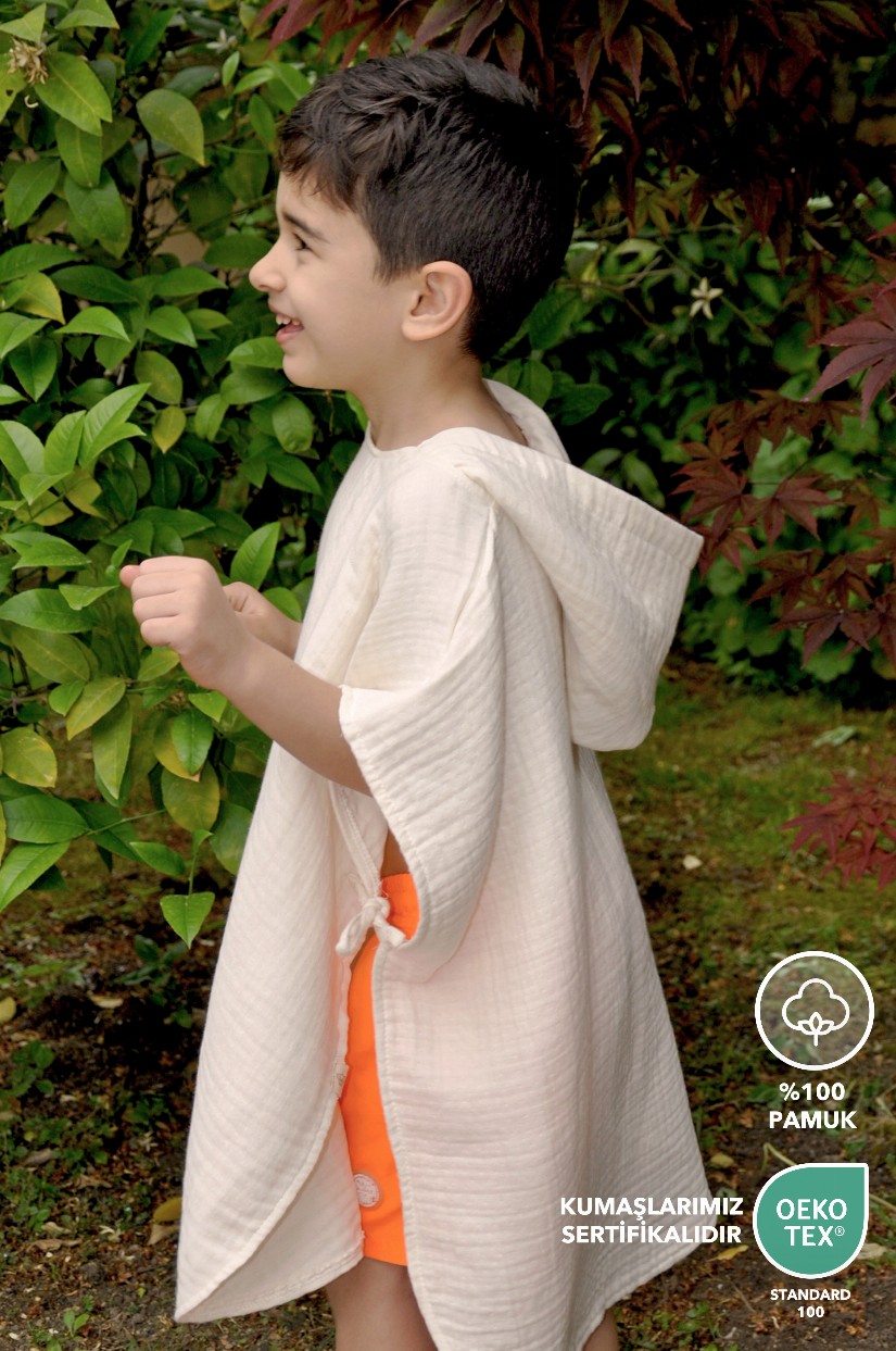 Müslin Panço Gri Nakışlı