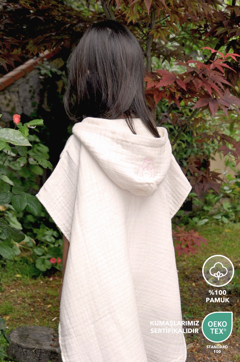 Müslin Panço Pembe Nakışlı